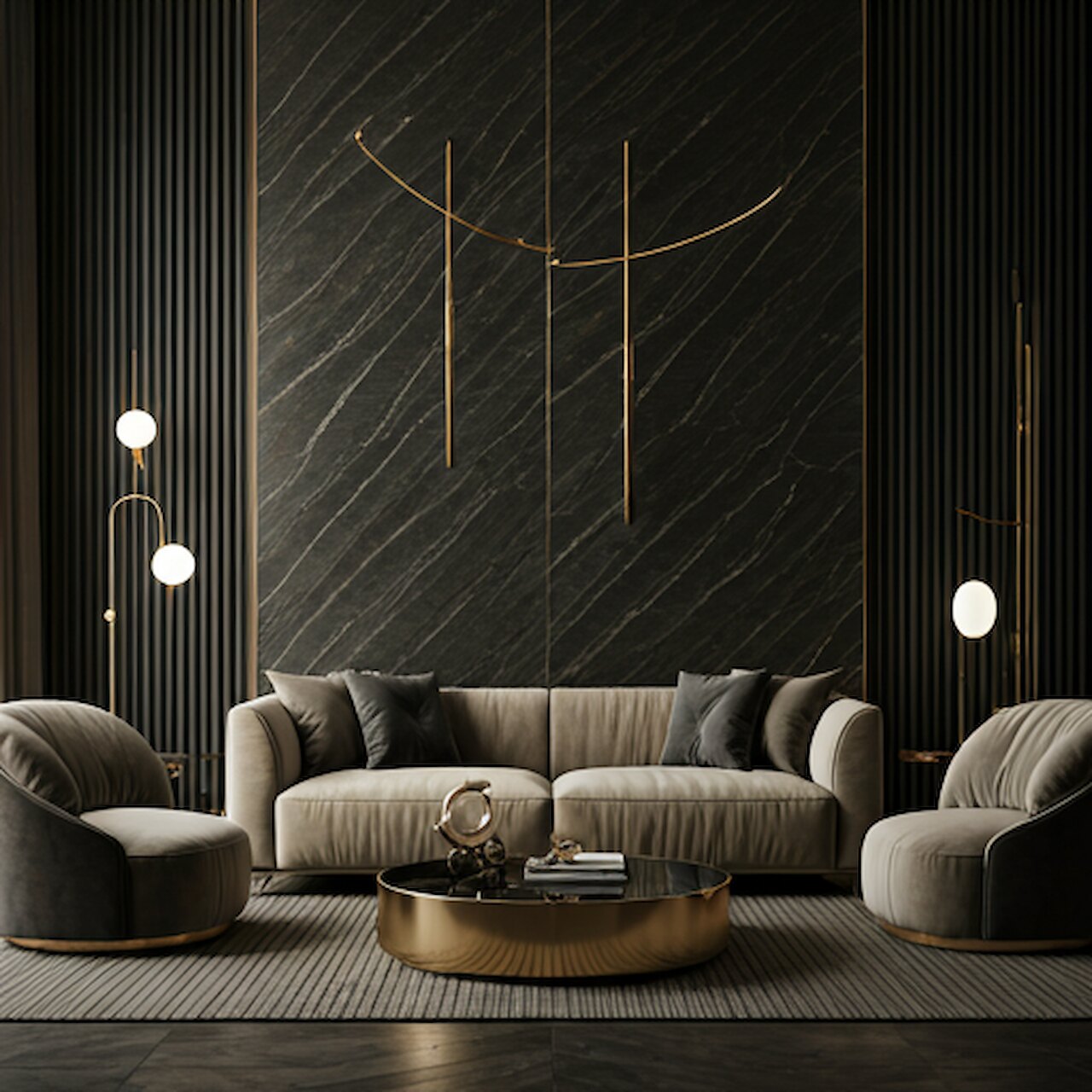 Ultra-modern luxury living room